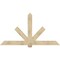 Ekena Millwork Kennewick Rough Sawn Timber Gable Bracket, Douglas Fir, 84"W x 45"H x 4"D x 6"F, 13/12 Pitch GBW084X45X0406KEN00RDF - alternate 1